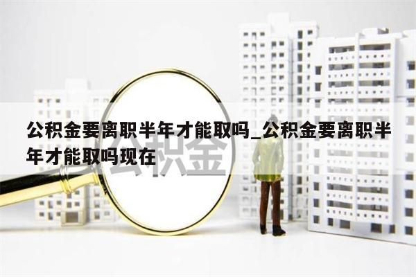 公积金要离职半年才能取吗_公积金要离职半年才能取吗现在