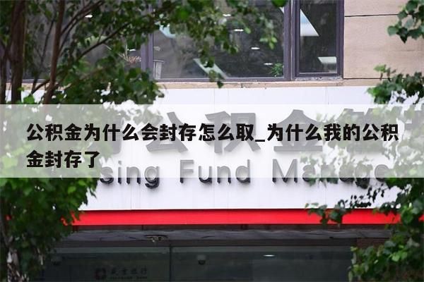 公积金为什么会封存怎么取_为什么我的公积金封存了